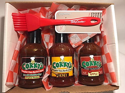Corky's Premium BBQ Gift Box - Delicious Smoked Meats & Sauces for Grilling, Gifts, Parties & Family Gatherings