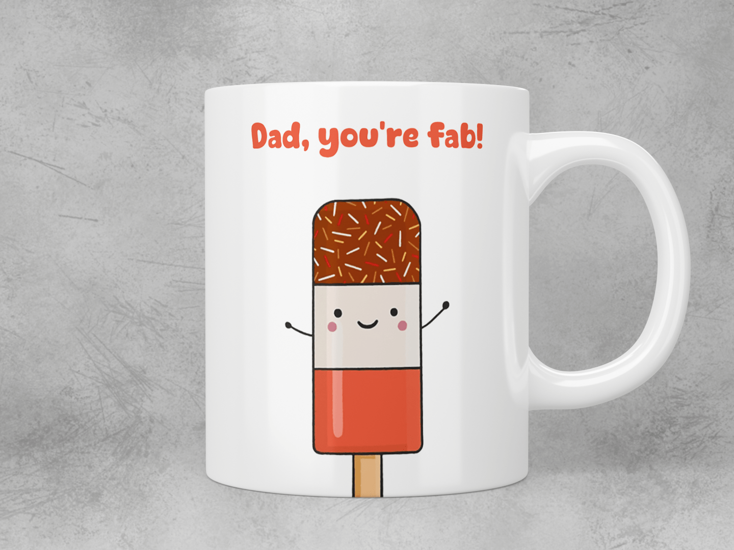 Best Dad Ever Gift - Funny 'Dad You're Fab!' Coffee Mug for Father's Day, Birthday - Perfect for Office, Home & Gifting