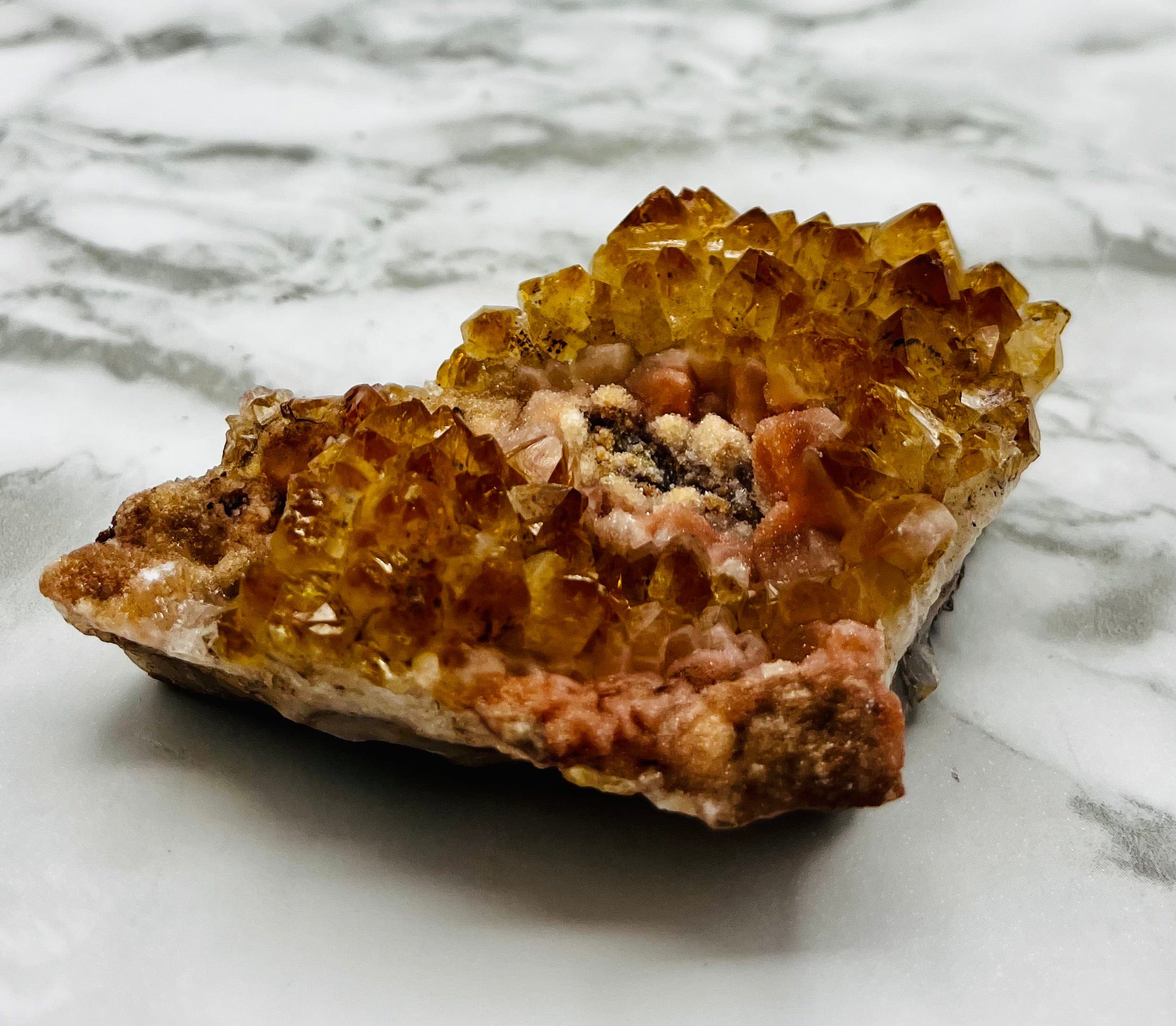 Natural Citrine Crystal Cluster - 51g Raw Citrine Stone for Home Decor, Healing & Meditation | Perfect for Feng Shui, Reiki & Spiritual Gifts