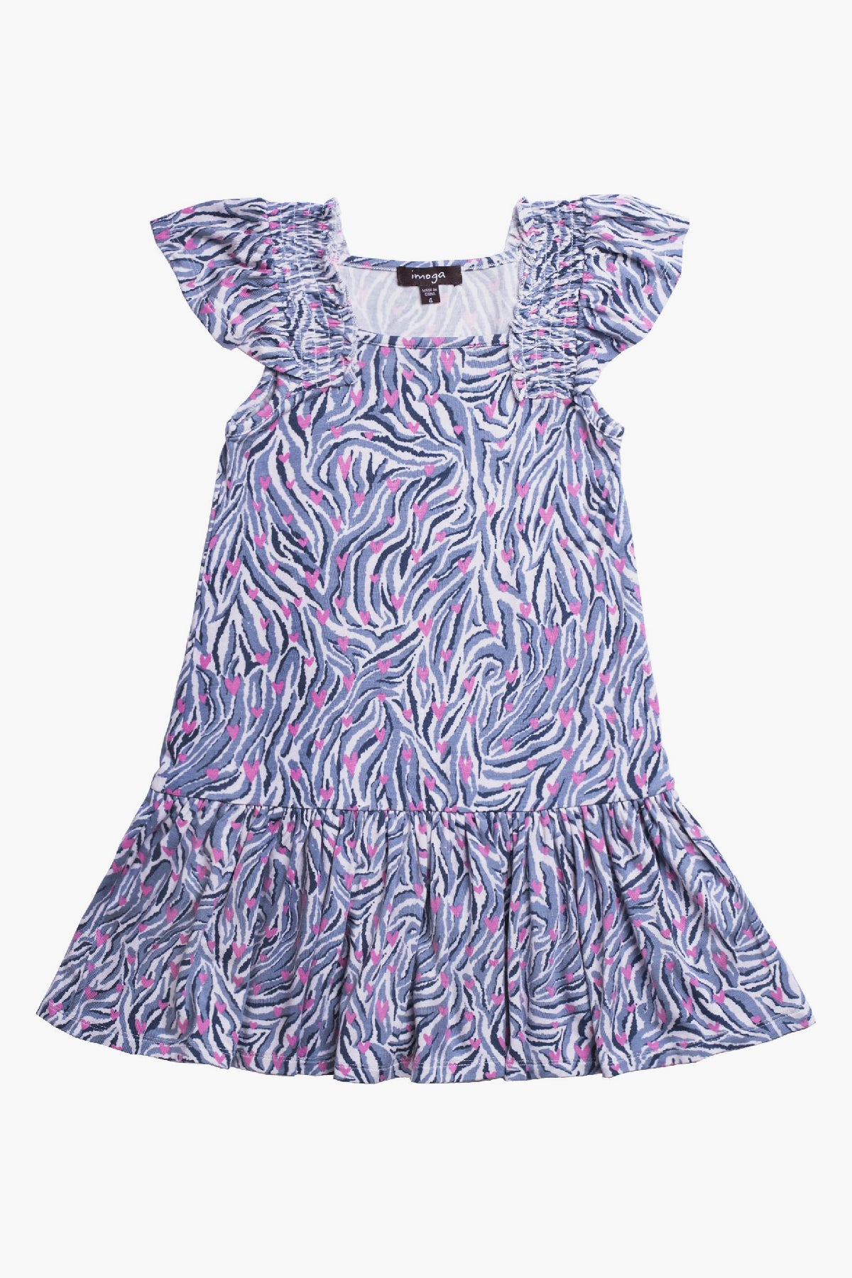 Imoga Sophie Savanna Girls' Floral Summer Dress - Perfect for Birthday Parties, Beach Vacations & Casual Outings