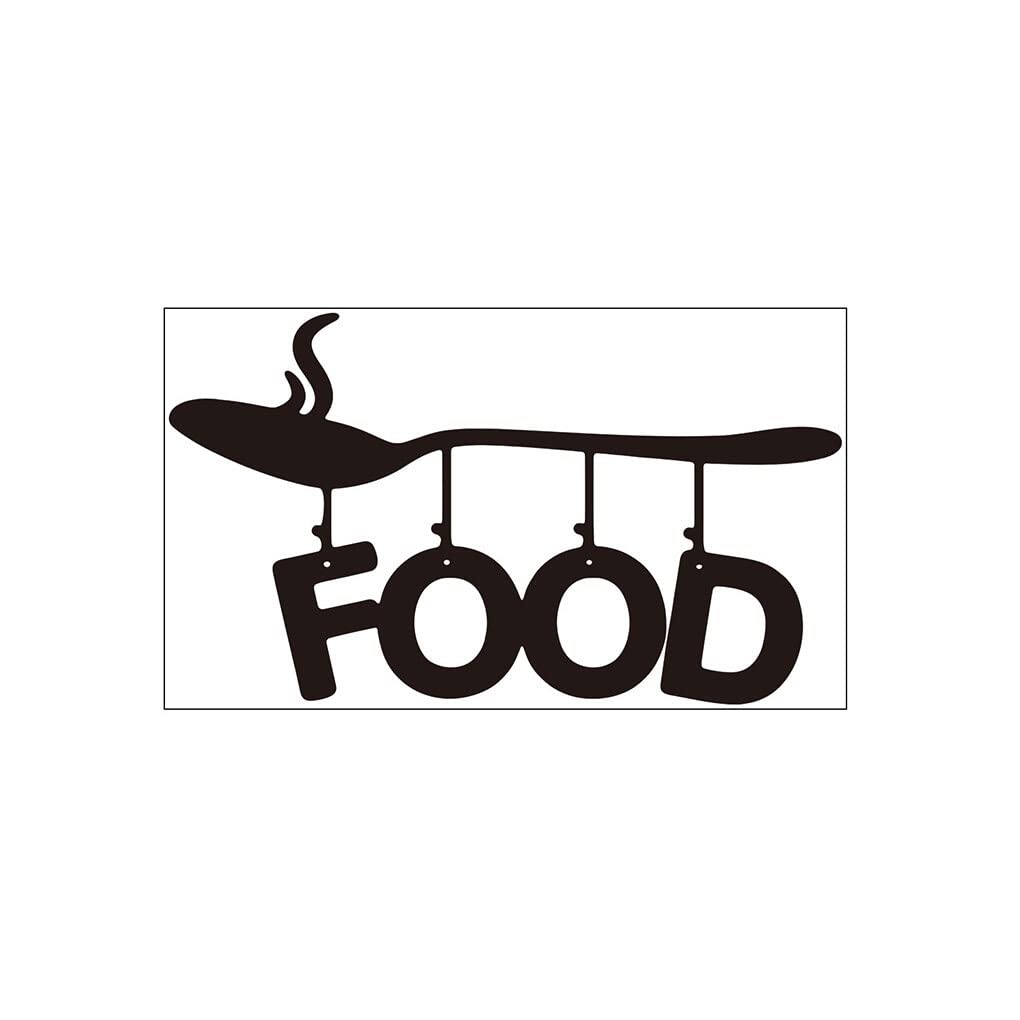 Fun English Letter Food Wall Sticker - Self-Adhesive Decal for Kitchen & Kids Room Decor