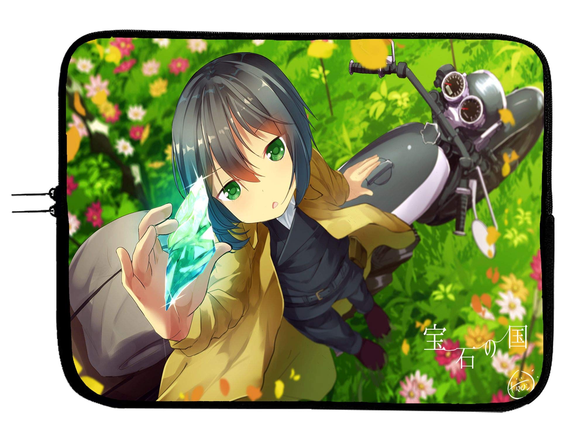 Kino's Journey Anime Laptop Sleeve 15 Inch - Stylish Protective Case for Notebook, Tablet & Mousepad | Perfect for Work, School & Travel | Anime Computer Bag for MacBook, Surface & More