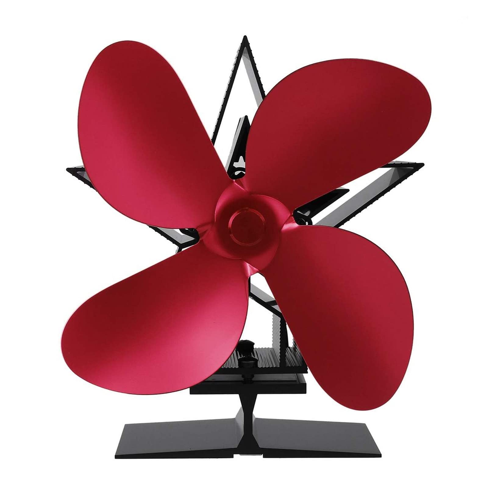 SYXYSM 4-Blade Heat Powered Fireplace Fan - Eco-Friendly Wood Stove Fan for Log Burner, Silent Operation (Color: D) - Perfect for Heating Efficiency & Home Comfort