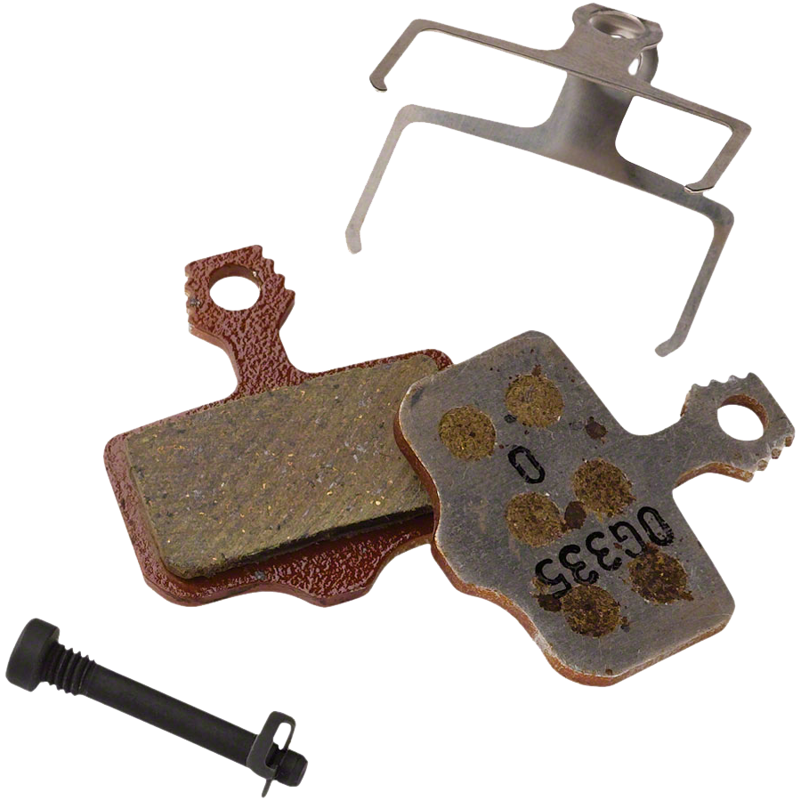 Avid Elixir Organic Brake Pads - Aluminum Backing - 1 Set - Perfect for Mountain Biking & Road Cycling