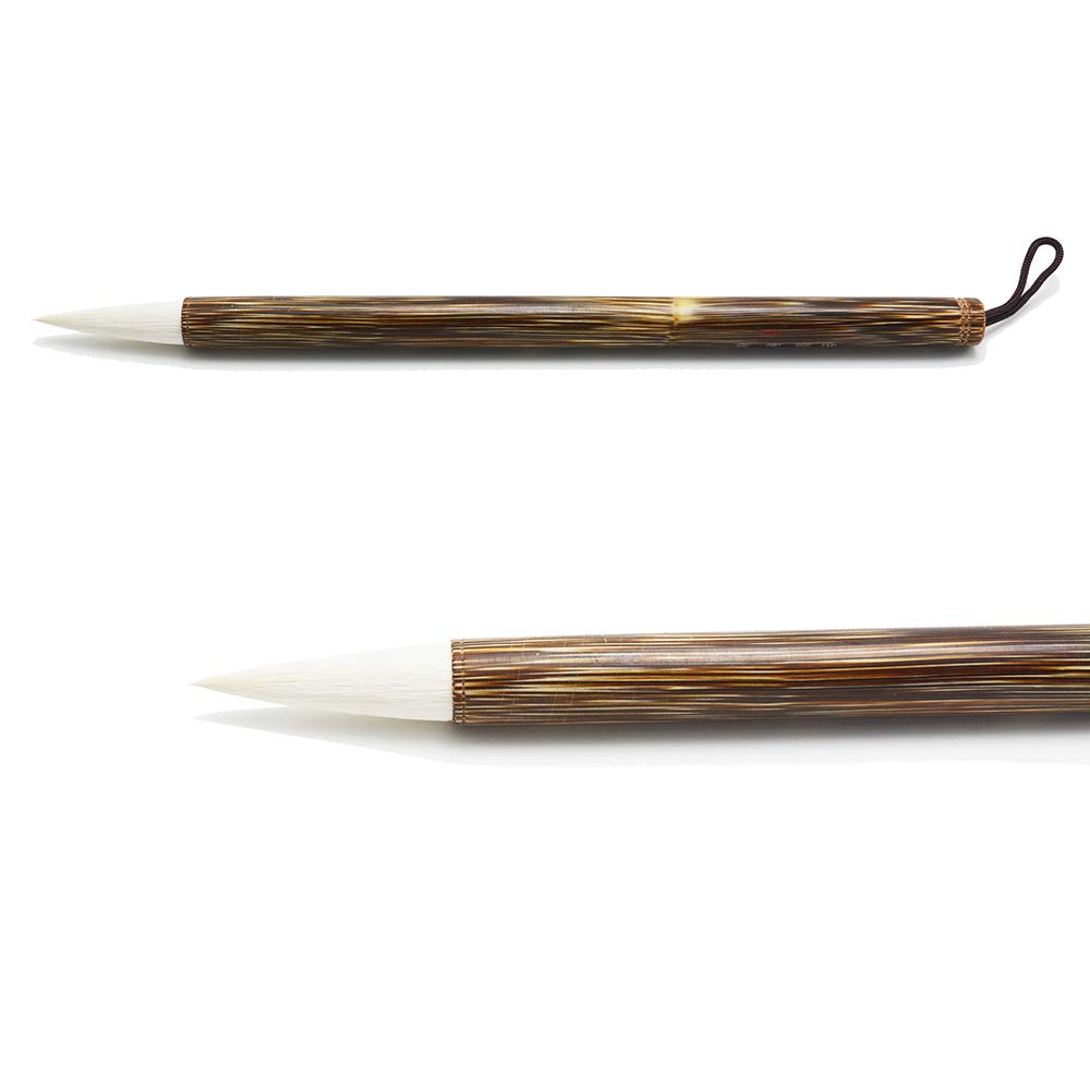 Premium Natural Golden Nanmu Wool Calligraphy Brush Set - Traditional Chinese Ink Painting & Writing Brush for Beginners - Perfect for Calligraphy, Art, and Home Decoration