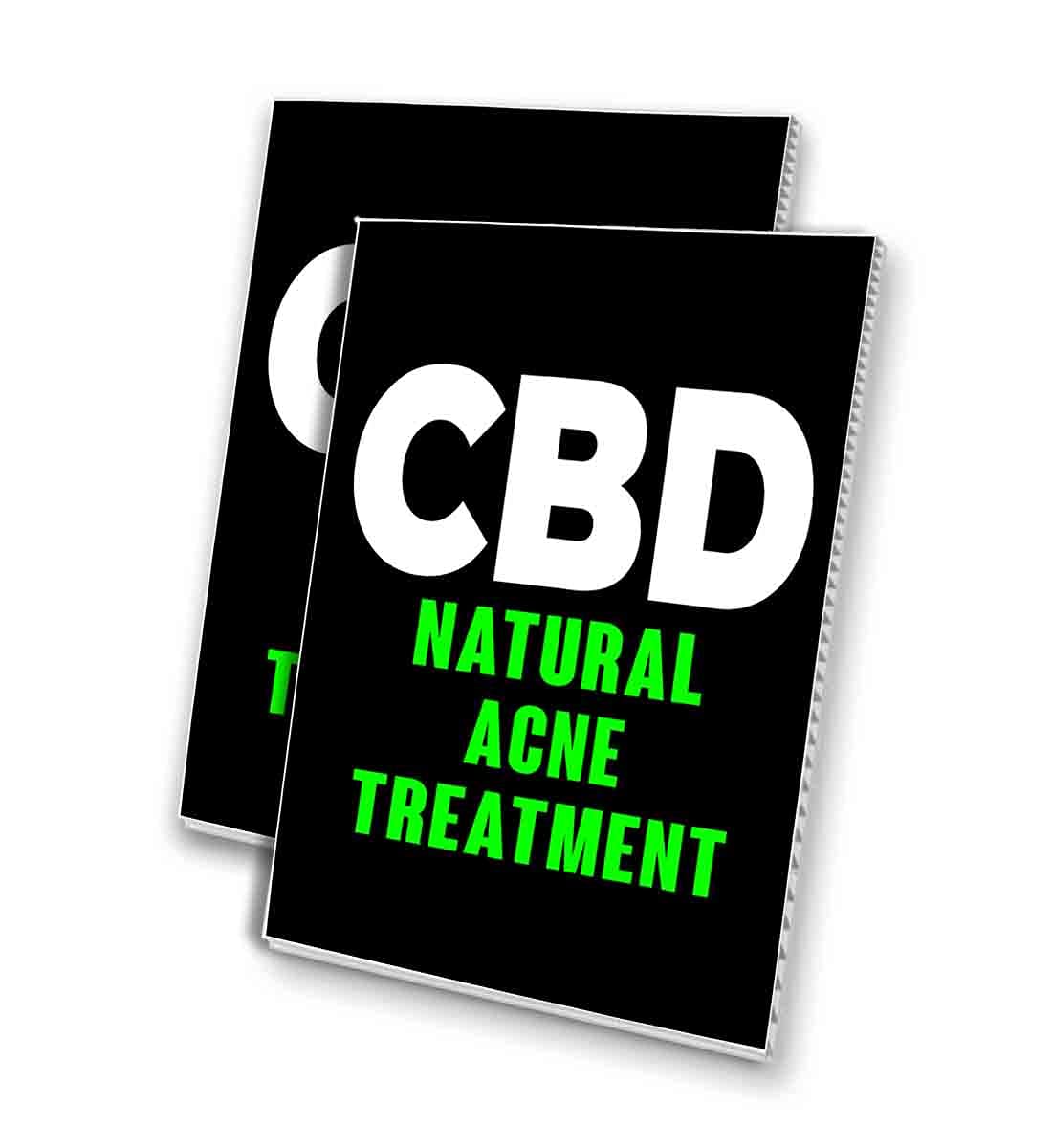 Natural CBD Acne Treatment Corrugated Plastic Panel - 24