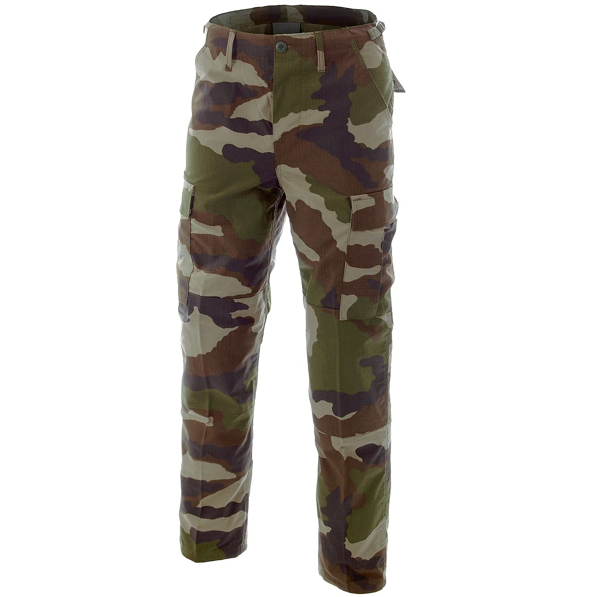 US Military BDU Pants - Ripstop Tactical Camo Pants in CCE Camouflage - Durable Combat Pants for Outdoor Hunting, Airsoft & Tactical Training