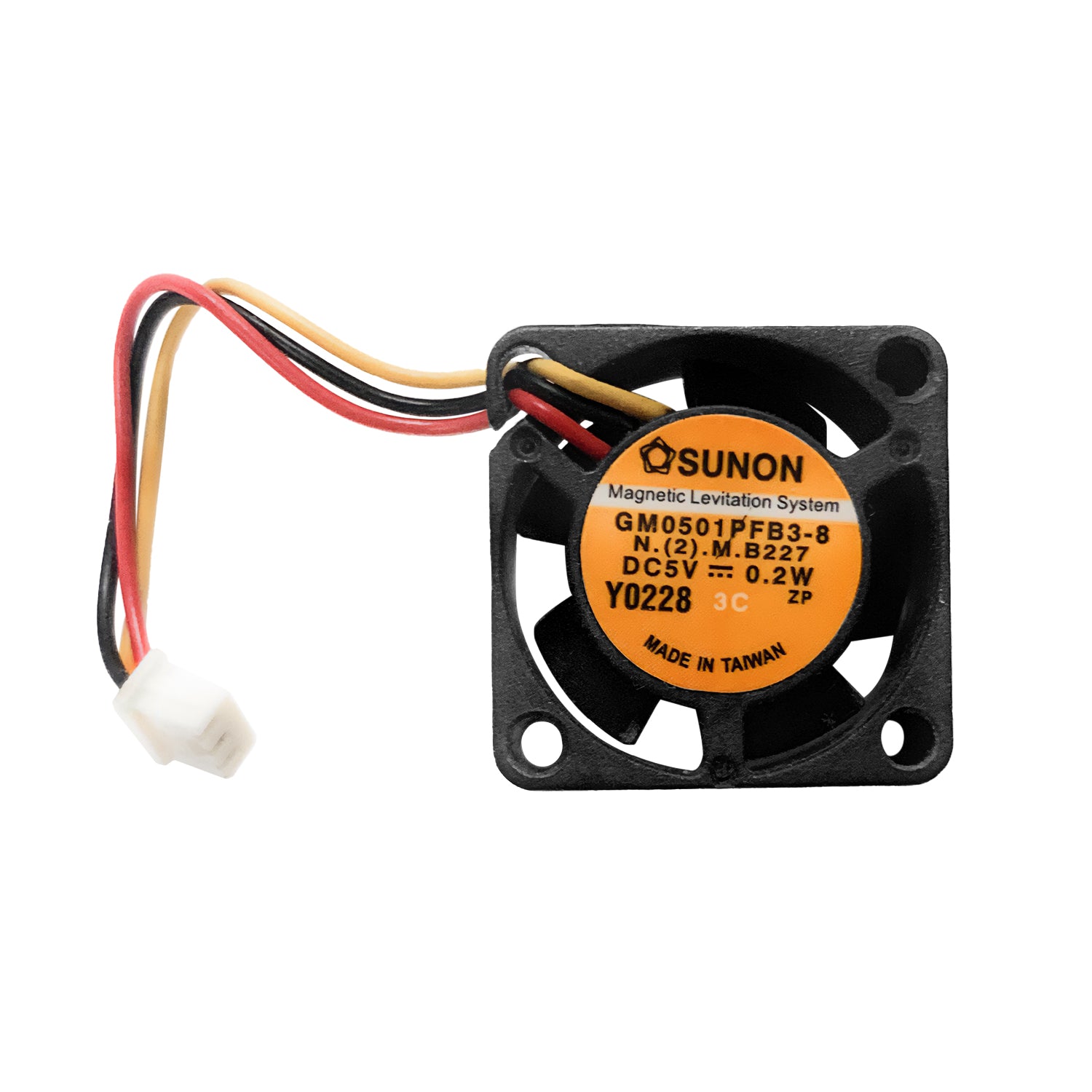 Sunon 20mm x 20mm x 10mm 5V DC Cooling Fan GM0501PFB3-8 - Perfect for Raspberry Pi, Arduino, and Small Electronics Cooling