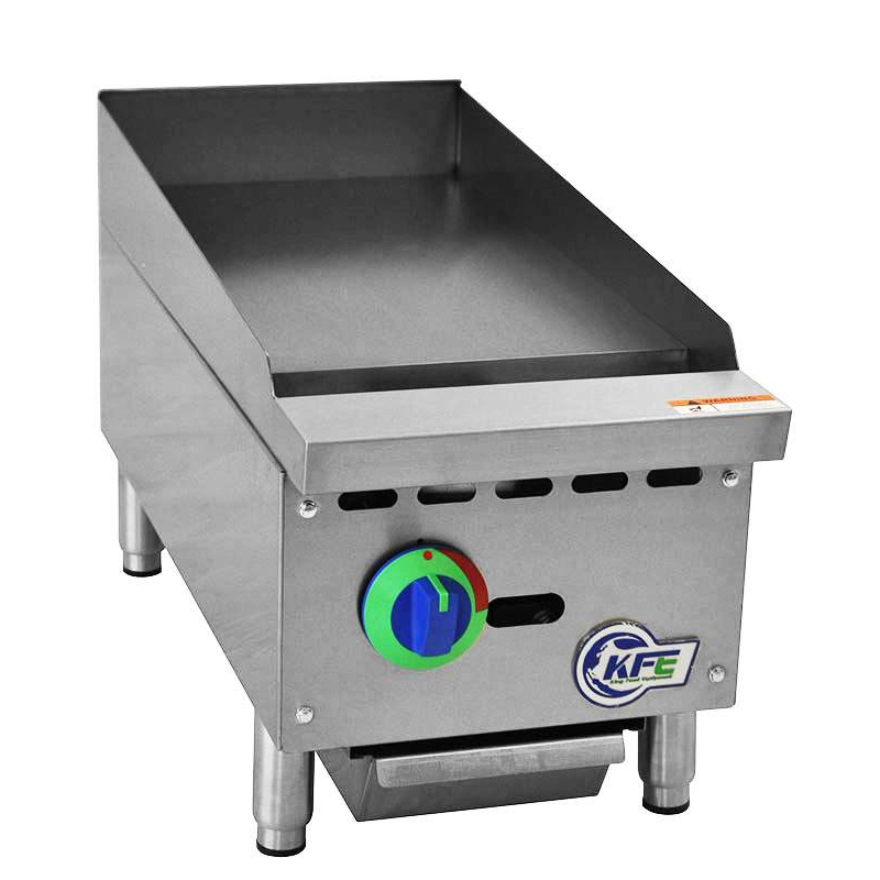 Chef AAA KF G12 M Commercial 12-Inch Countertop Griddle Gas Stove - Perfect for Restaurants, Food Trucks & Outdoor Cooking