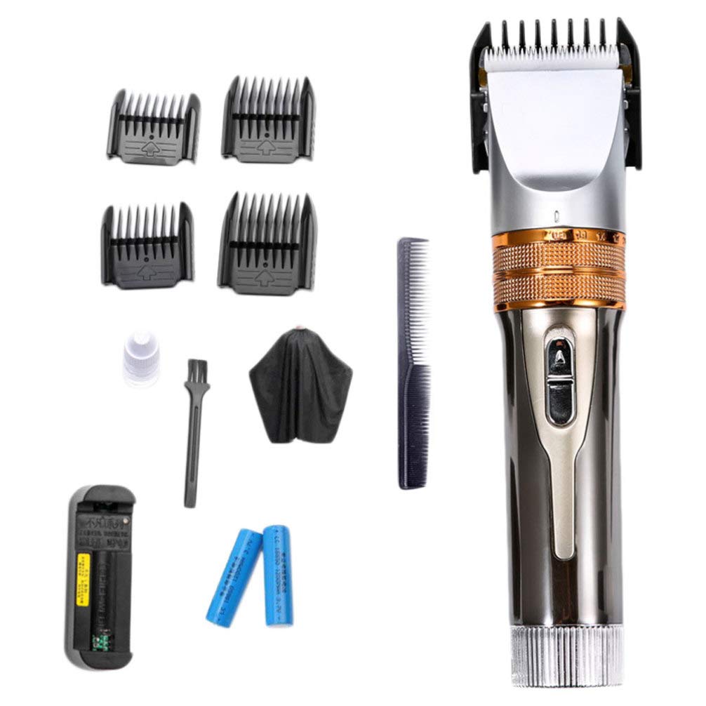 Minkissy Rechargeable Cordless Hair Clipper for Men - Professional Beard Trimmer & Hair Cutting Machine with USB Charging | Perfect for Home Barbering, Travel & Personal Grooming