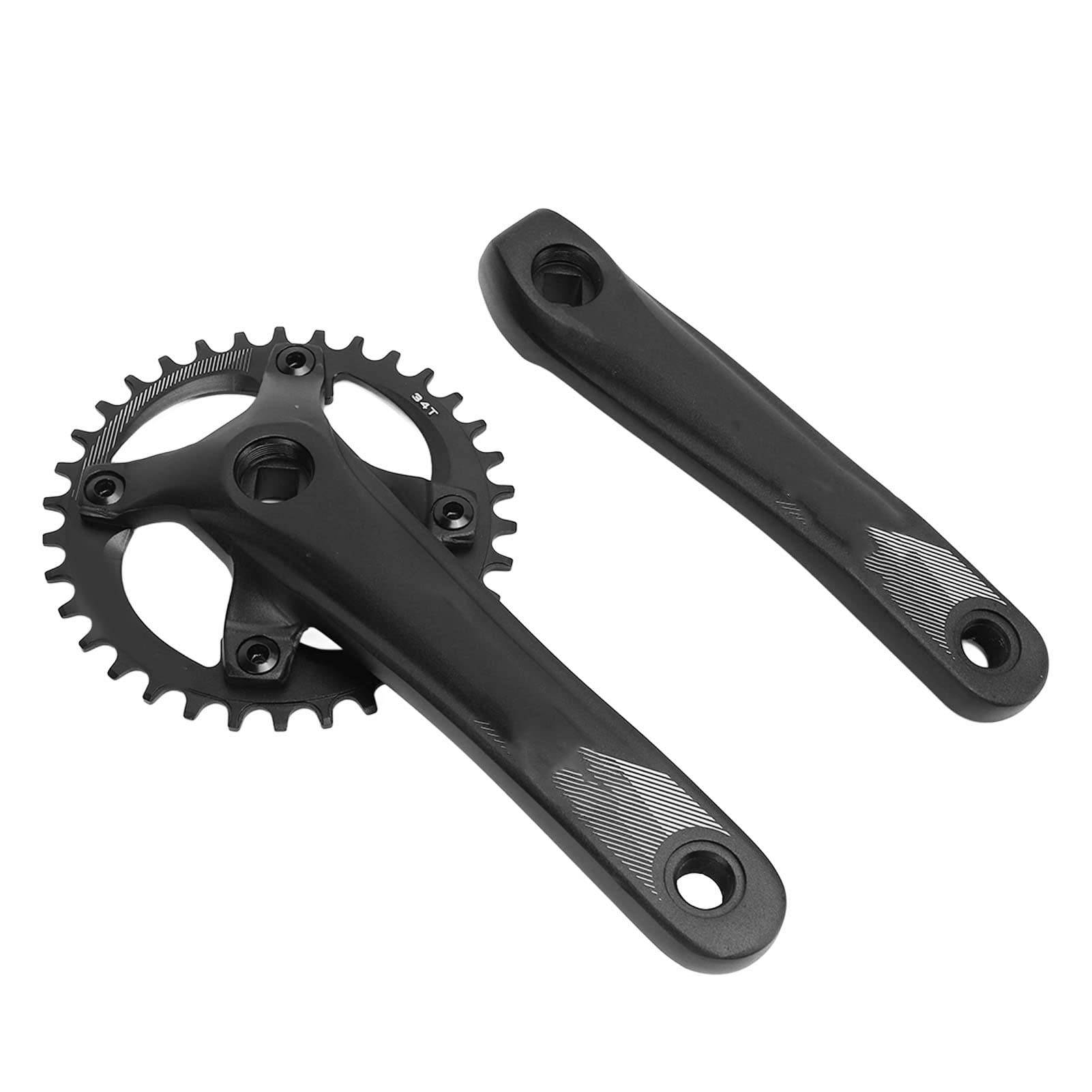 Vbestlife 34T 104 BCD Mountain Bike Narrow Wide Chainring - Compatible with 7-12 Speed Square Hole Cranksets - Durable Cycling Accessories for Trail Riding and Commuting