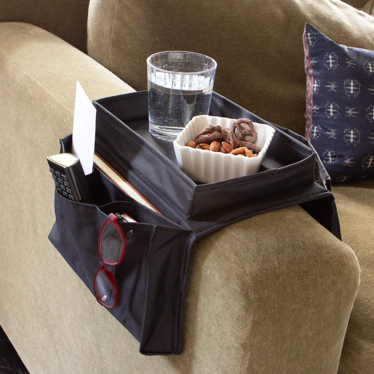 Car Armrest Organizer with Multiple Pockets - Storage for Phone, Keys & Essentials - Perfect for Road Trips & Daily Commutes