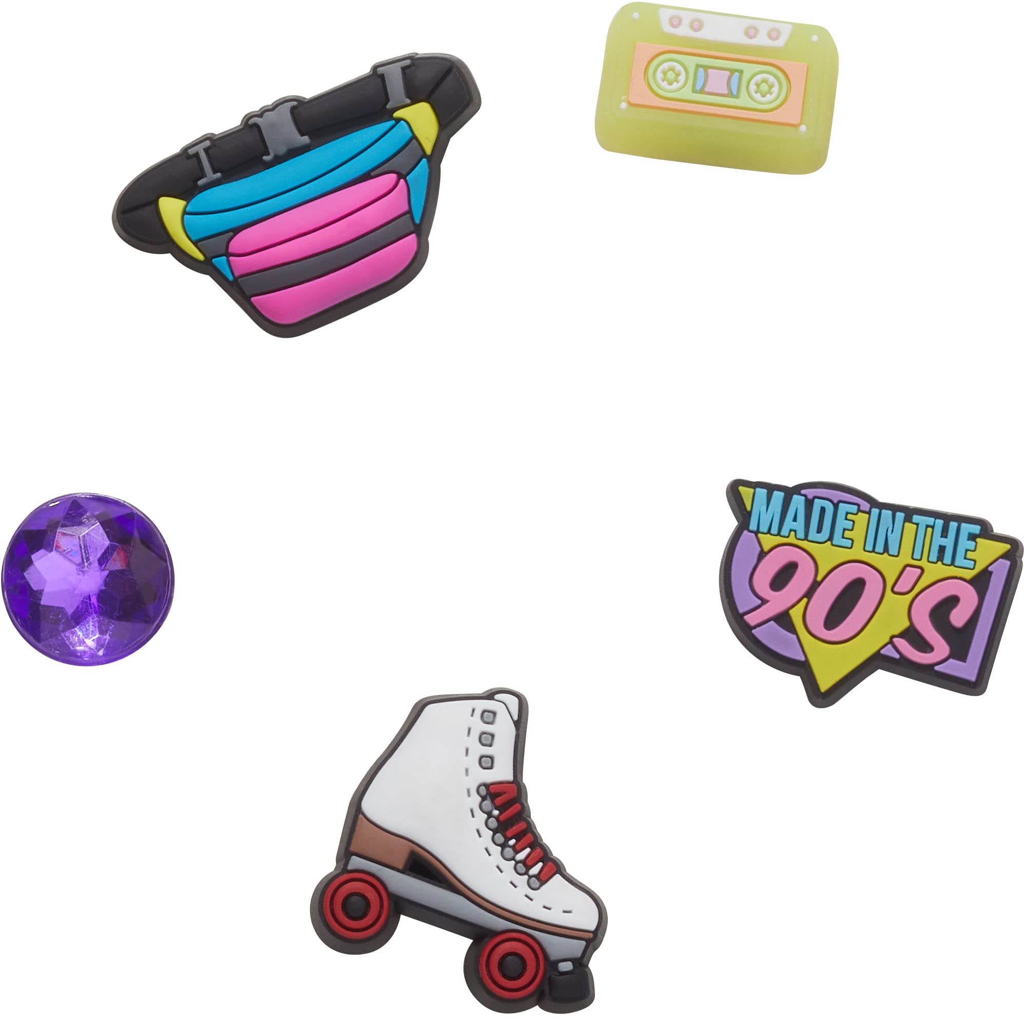 Crocs Unisex-Adult Icon Pack Shoe Charms | Jibbitz Shoe Accessories for Customizing Crocs | Perfect for Casual Wear, Beach, Pool & Everyday Fashion