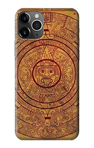 Mayan Calendar iPhone 11 Pro Max Case - Protective Phone Cover with Ancient Aztec Design - Perfect for Travel, Festival & Cultural Enthusiasts