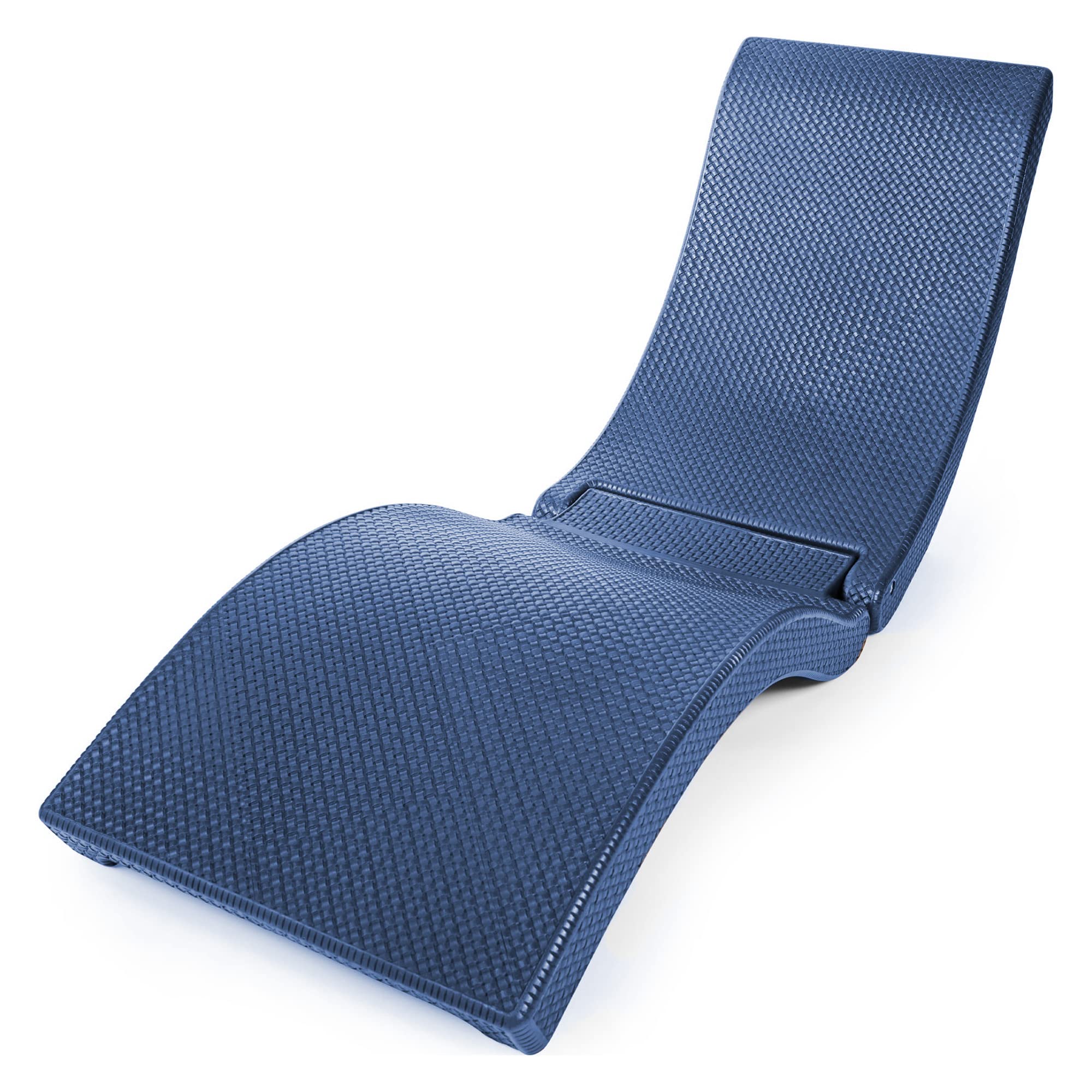 Premium Pool Mate Luxury Swimming Pool Chaise Lounge Chair - Comfortable Outdoor Patio Furniture for Relaxing by the Pool, Beach or Backyard - Blue