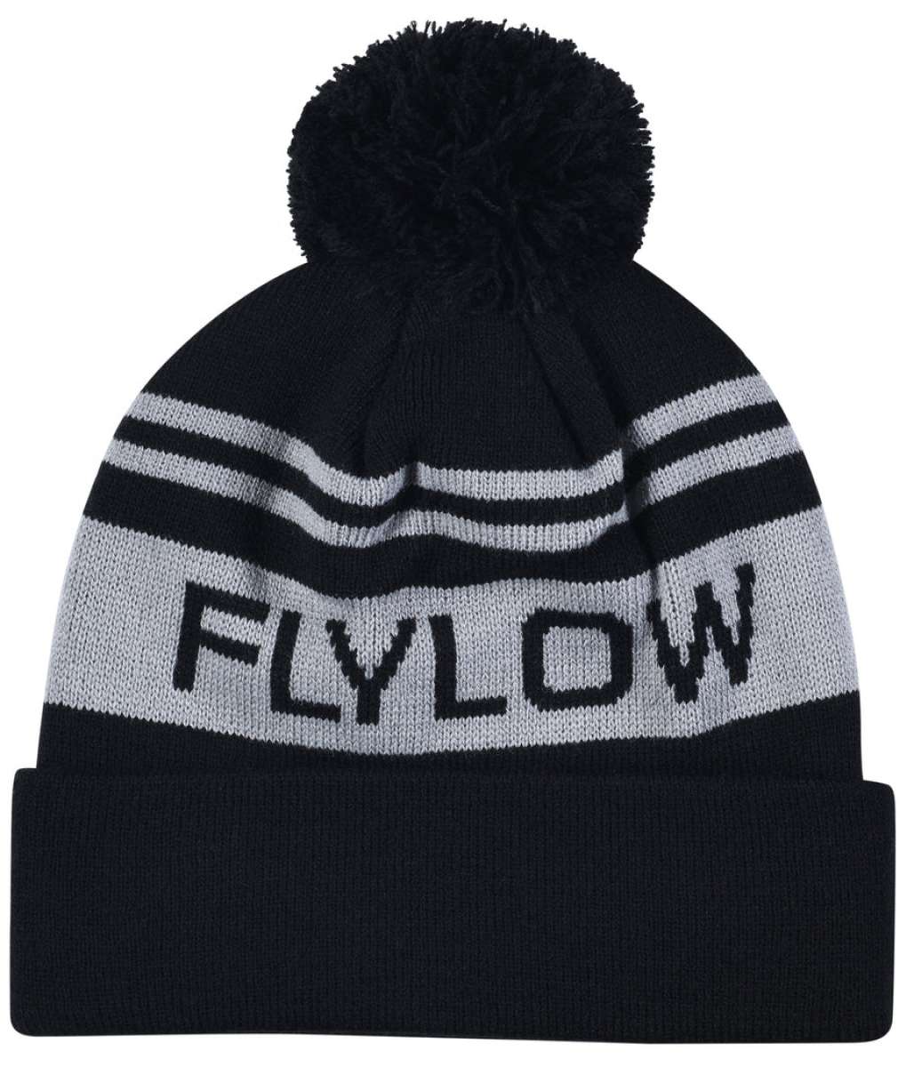 Flylow OG POM Beanie 2023 - Winter Knit Hat for Men & Women - Soft Acrylic Yarn with Faux Fur Pom - Warm Unisex Beanie for Skiing, Snowboarding & Outdoor Activities