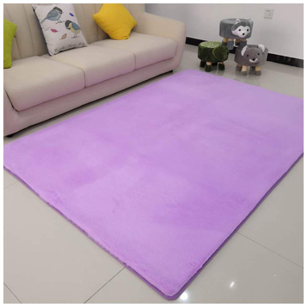 Soft Plush Rabbit-Like Carpet - 5.25'×7.55' Cozy Bedside Blanket & Bay Window Rug for Living Room, Bedroom Decor - Perfect for Coffee Table Floor Mat, Kids Play Area & Home Comfort