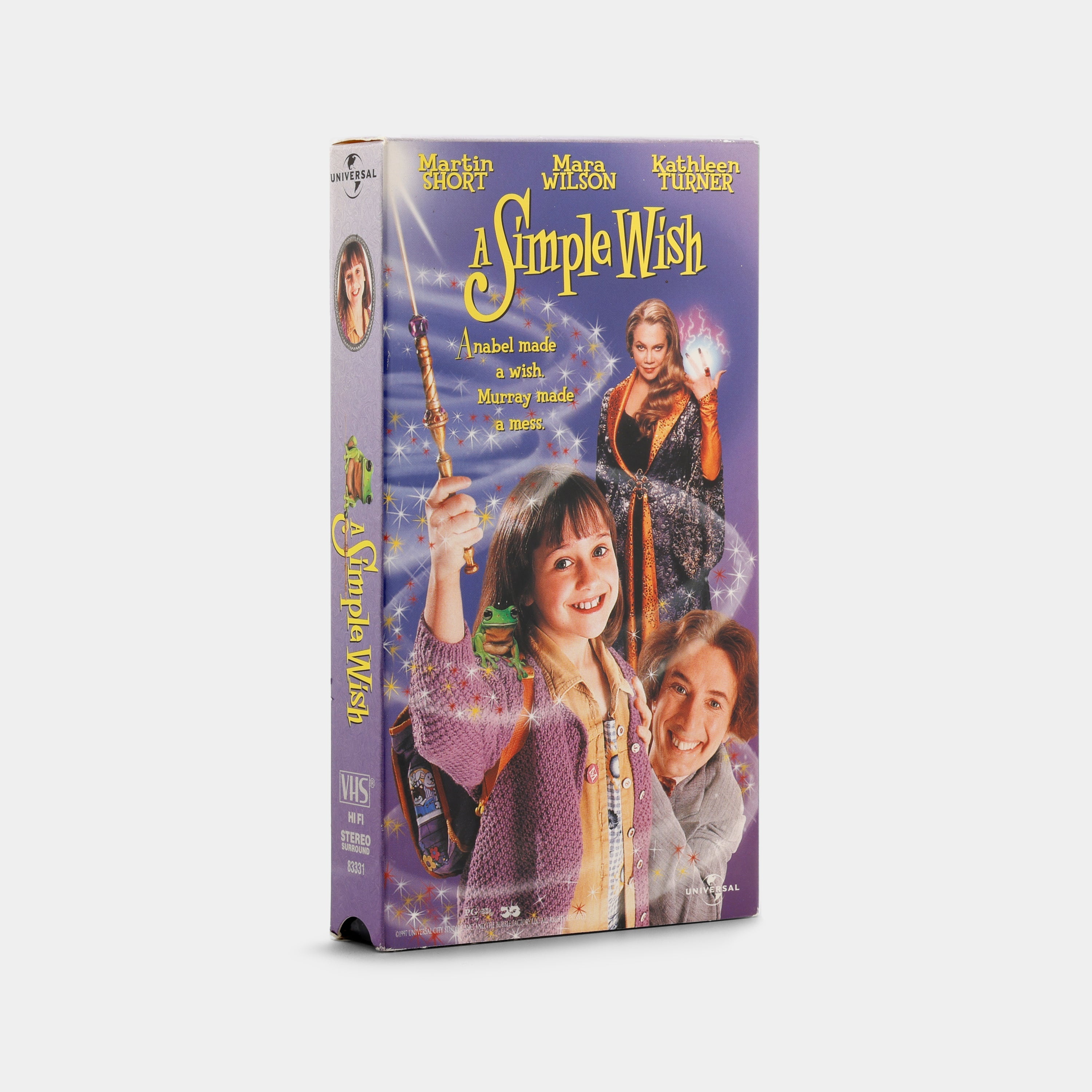 Simple Wish VHS Tape - Classic 90s Family Fantasy Movie - Perfect for Nostalgic Movie Nights & Vintage Film Collections