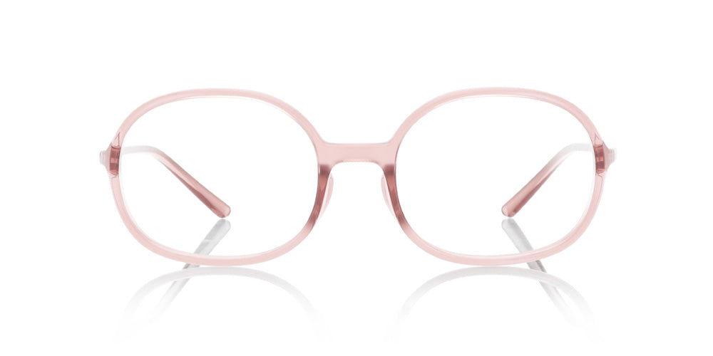 JINS Design Project x Ronan&Erwan Bouroullec SUGATA O 02 Eyeglasses - Lightweight Titanium Frame with Anti-Reflective Lenses for Work, Reading & Everyday Wear