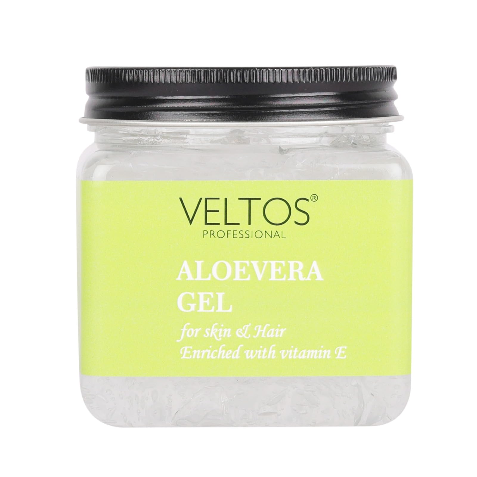 VELTOS Pure Aloe Vera Gel for Skin & Hair Care - 12.8oz | Natural Moisturizer for Face, Acne Scars, Dark Circles & Scalp Hydration | Soothing After Sun Care & Daily Skincare Routine