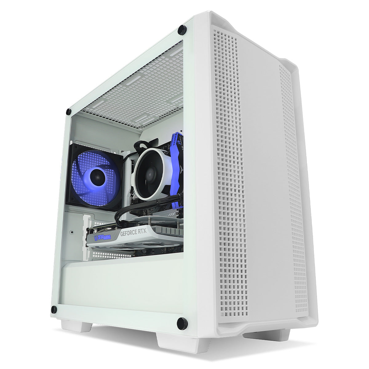 High-Performance Cobalt RTX 4060 Ryzen 5 7600 Gaming PC - Ultimate Gaming & Streaming Desktop Computer for 4K Gaming, VR & Content Creation