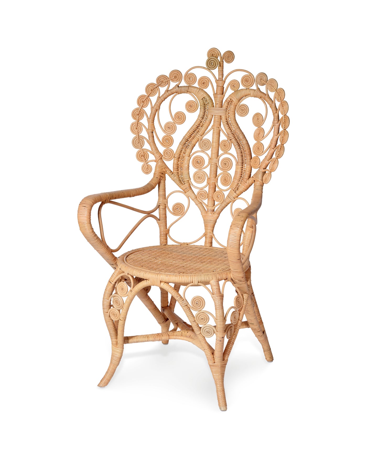 Hibiscus Arm Chair - Modern Accent Chair for Living Room, Bedroom & Office - Comfortable Upholstered Lounge Chair with Wooden Legs - Perfect for Relaxing, Reading & Decorating
