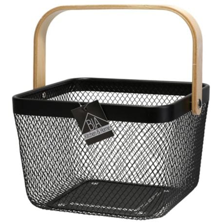 BIA Market Basket - Durable Woven Storage Basket for Home Organization, Laundry, and Grocery Shopping - Perfect for Kitchen, Bathroom, and Office Storage