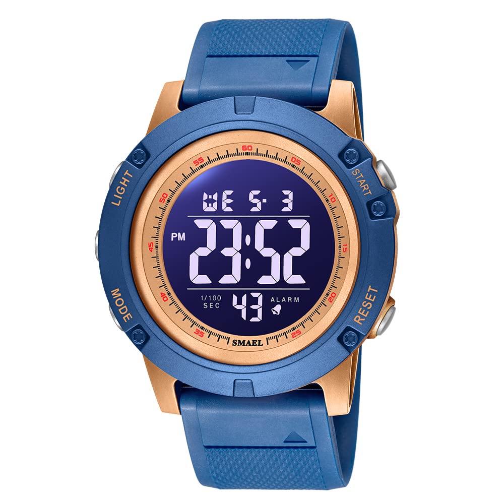 Sports Watch for Boys - Waterproof Digital Military Watch with Backlight for Outdoor Activities