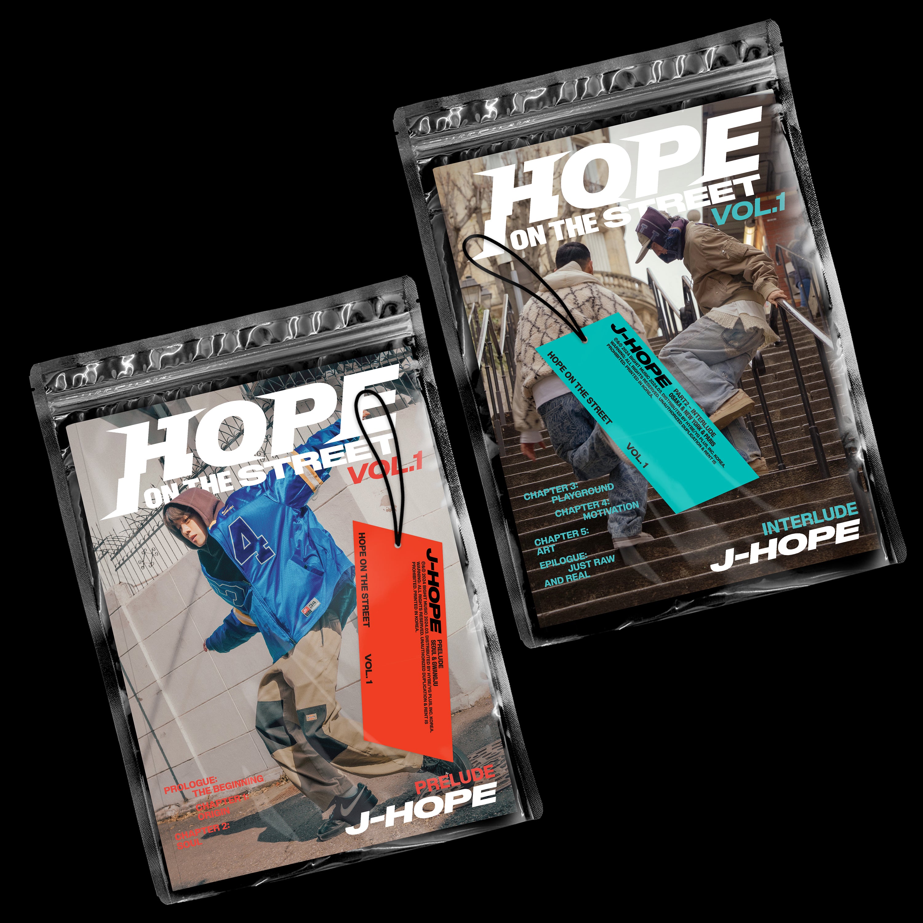 J HOPE SPECIAL ALBUM 'HOPE ON THE STREET VOL.1' - BTS K-Pop Music Album | Perfect for Fans, Collectors & K-Pop Enthusiasts | Great for Parties, Gifts & Personal Enjoyment
