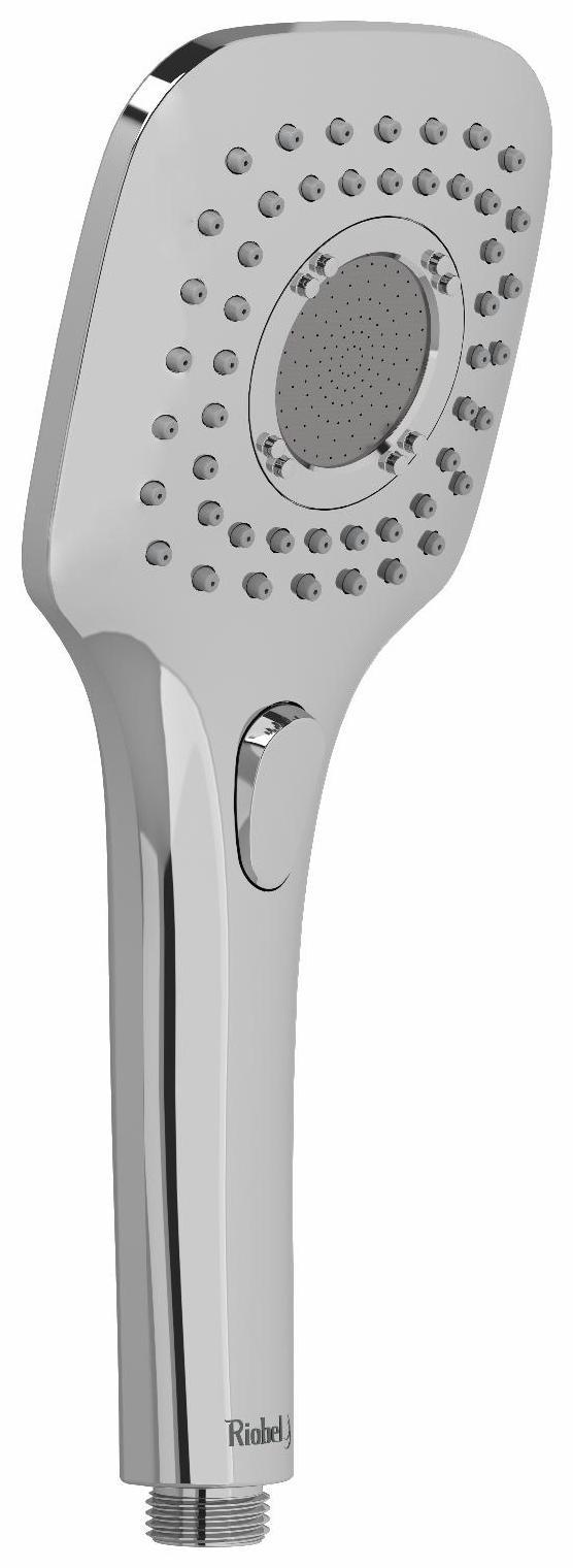 3 Function Handshower with 1.8 GPM Flow Rate - Chrome Finish (Model 4372C WS RIOBEL) for Bathroom, Shower & Spa Relaxation