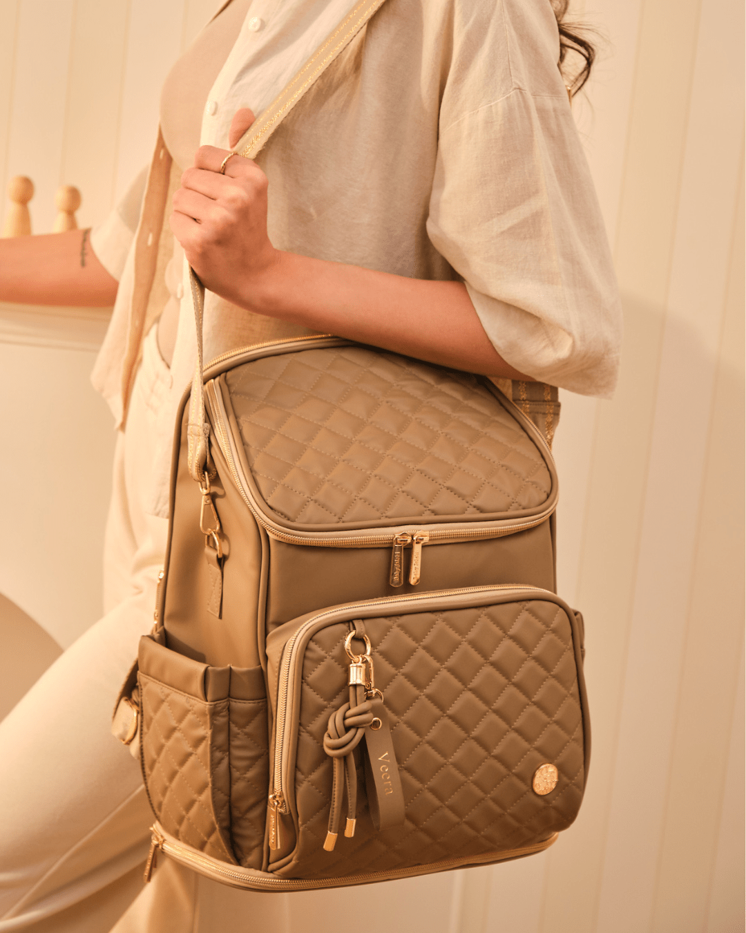 The City Trooper Mocha - Stylish & Durable Backpack for Urban Commuters, Students & Travelers | Perfect for Work, School & Outdoor Adventures