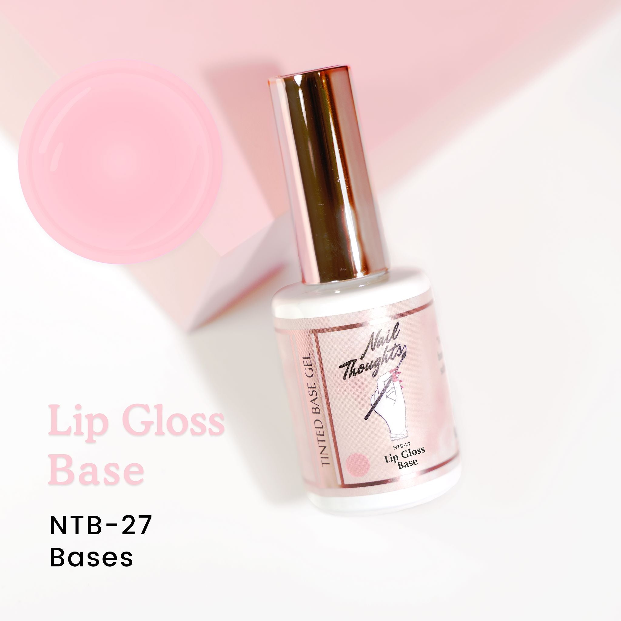 Nail Thoughts NTB 27 Lip Gloss Base - Hydrating Lip Gloss for Smooth, Shiny Lips | Perfect for Daily Wear & Makeup Looks