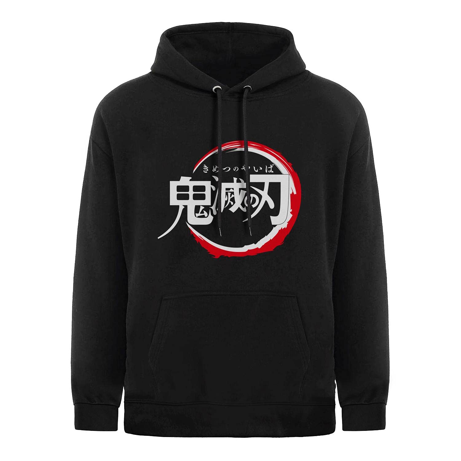 Anime Men's Hoodie - Long Sleeve Cosplay Sweatshirt for Men - Black | Perfect for Anime Conventions & Casual Wear