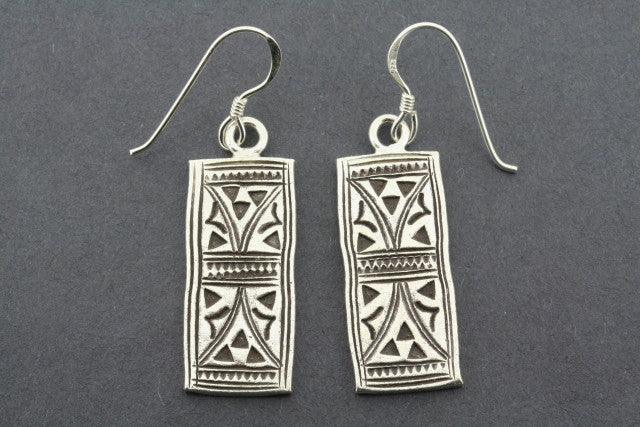 Berber Drop Earrings in Pure Silver | Handmade Tribal Jewelry for Women | Perfect for Boho & Festival Outfits