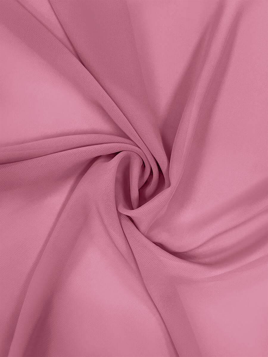 Pink Chiffon Fabric - Soft Flowy Candy Pink Dress Fabric by The 1/2 Yard for DIY Bridesmaid Dresses, Scarves & Home Decor