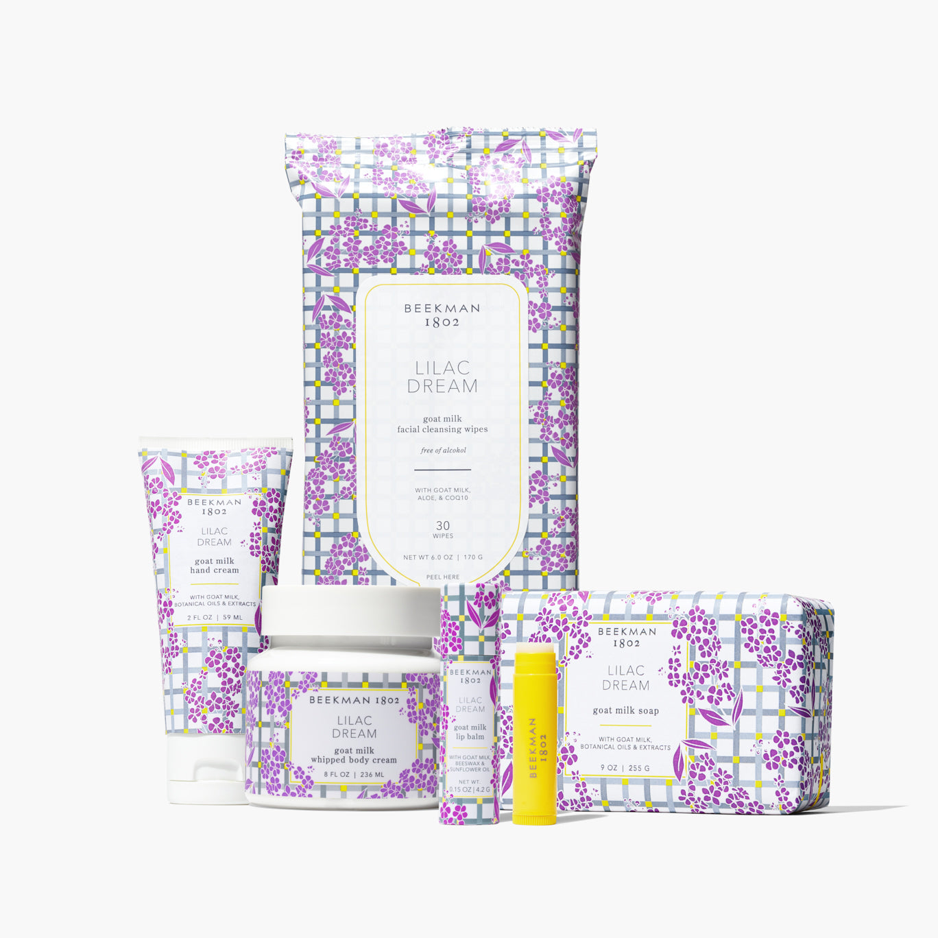 Lilac Dream Bodycare Bundle - Soothing Lavender Scented Skincare Set for Relaxation & Self-Care | Perfect for Spa Nights & Gift Giving