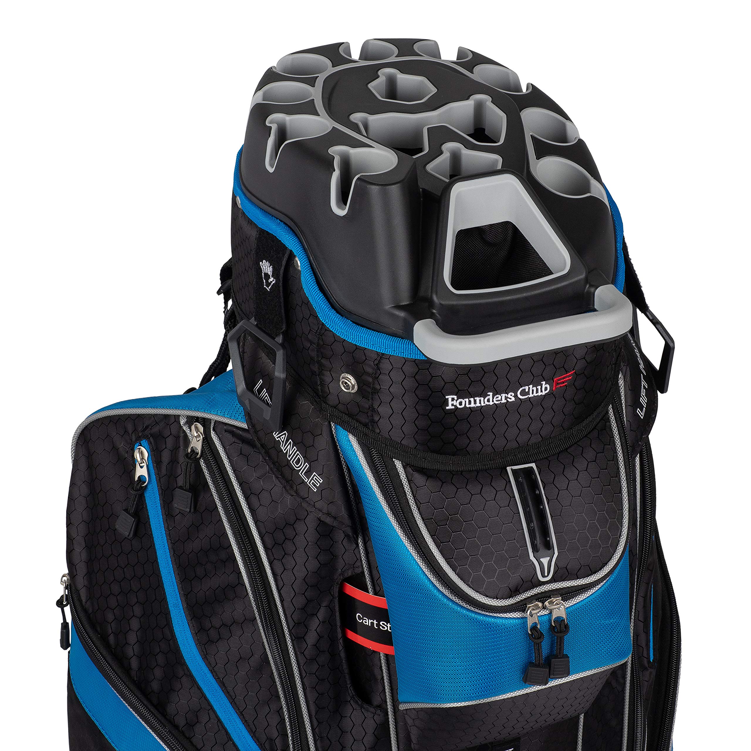 Founders Club Premium Golf Cart Bag with 14-Way Divider - Lightweight Waterproof Golf Stand Bag for Men & Women - Perfect for Club Tournaments & Driving Range Practice