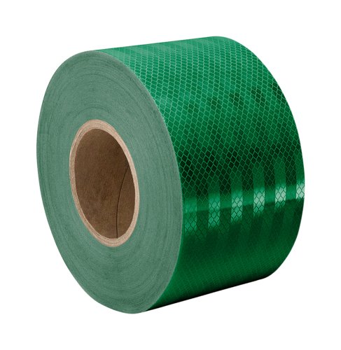 3M 3437 Green Micro Prismatic Reflective Tape - 4.72
