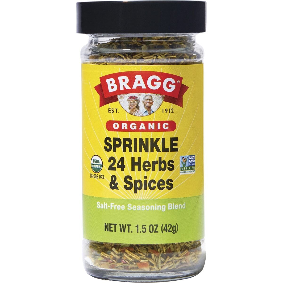 Bragg Organic Herb Sprinkle Seasoning - All-Natural, Non-GMO, Gluten-Free Seasoning Blend for Salads, Soups & Meals | Perfect for Cooking, Meal Prep & Healthy Eating