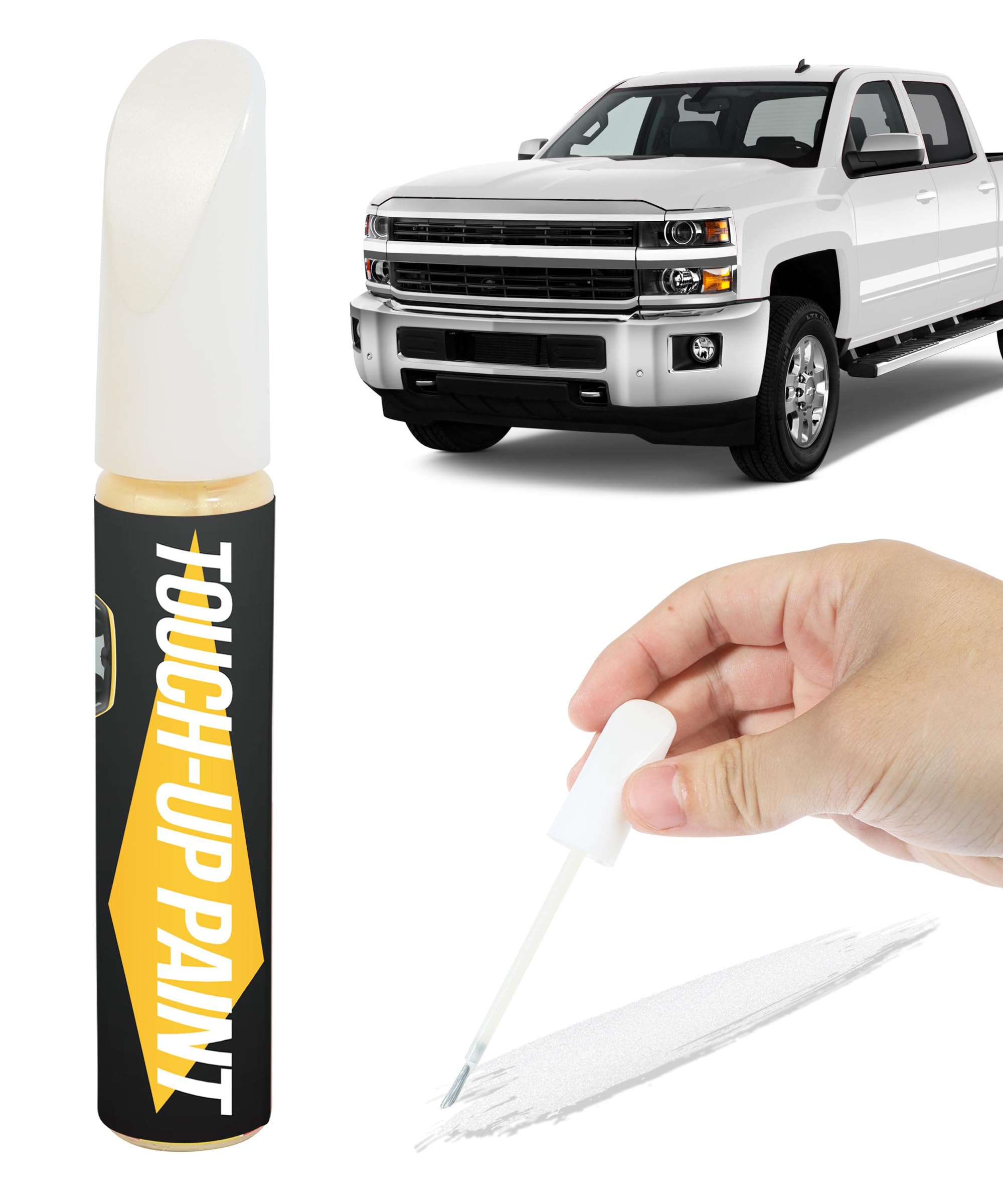 Car Paint Scratch Repair Kit - Auto Touch Up Paint Pen for Cars, Vehicle Scratch Remover & Paint Chip Repair (White) | Perfect for DIY Car Maintenance, Quick Fixes & Minor Scratch Coverage