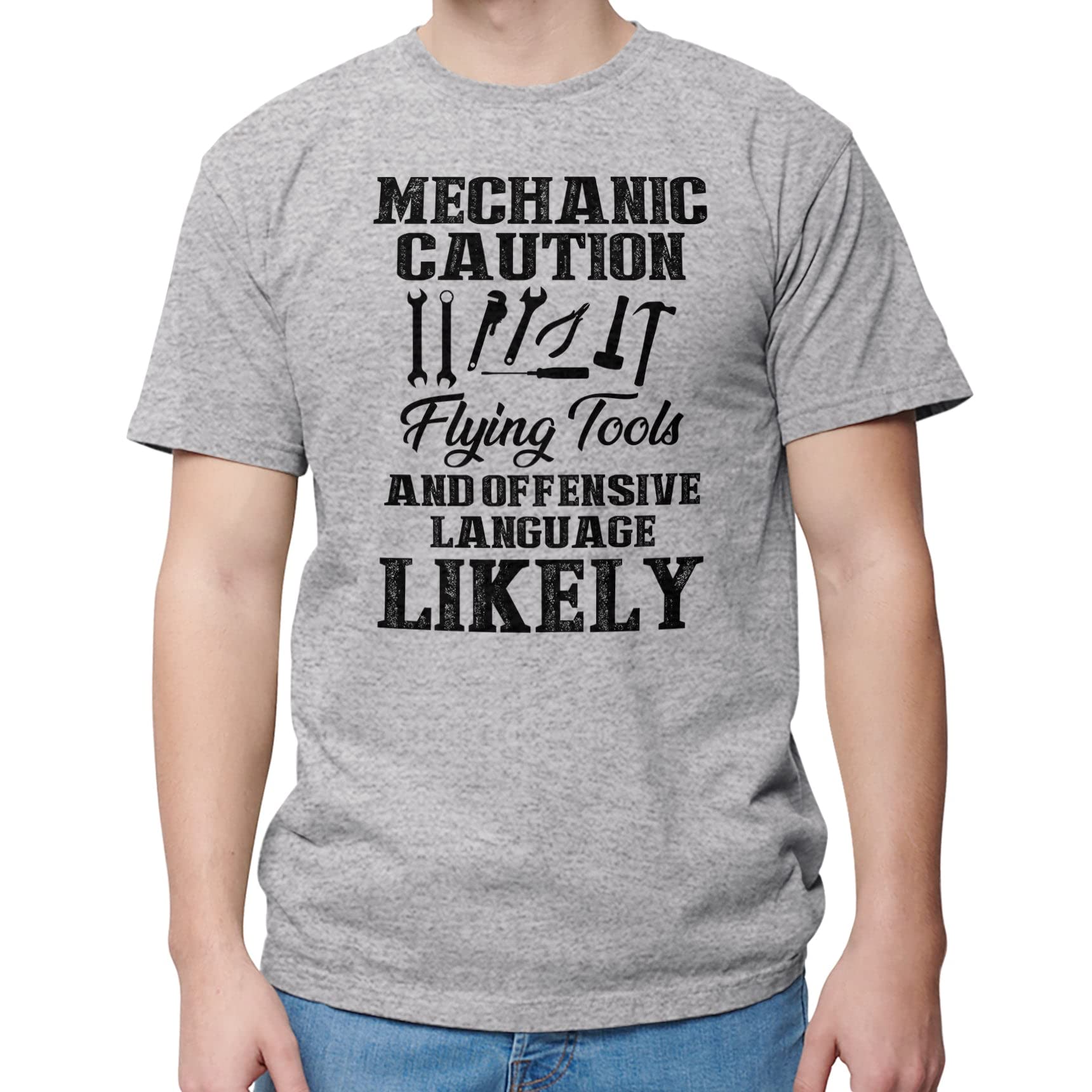 Men's & Women's Mechanic Short Sleeve T-Shirt - Comfortable Work Tee for Auto Repair, Car Enthusiasts & DIY Projects - Perfect for Garage Work, Car Shows & Casual Wear