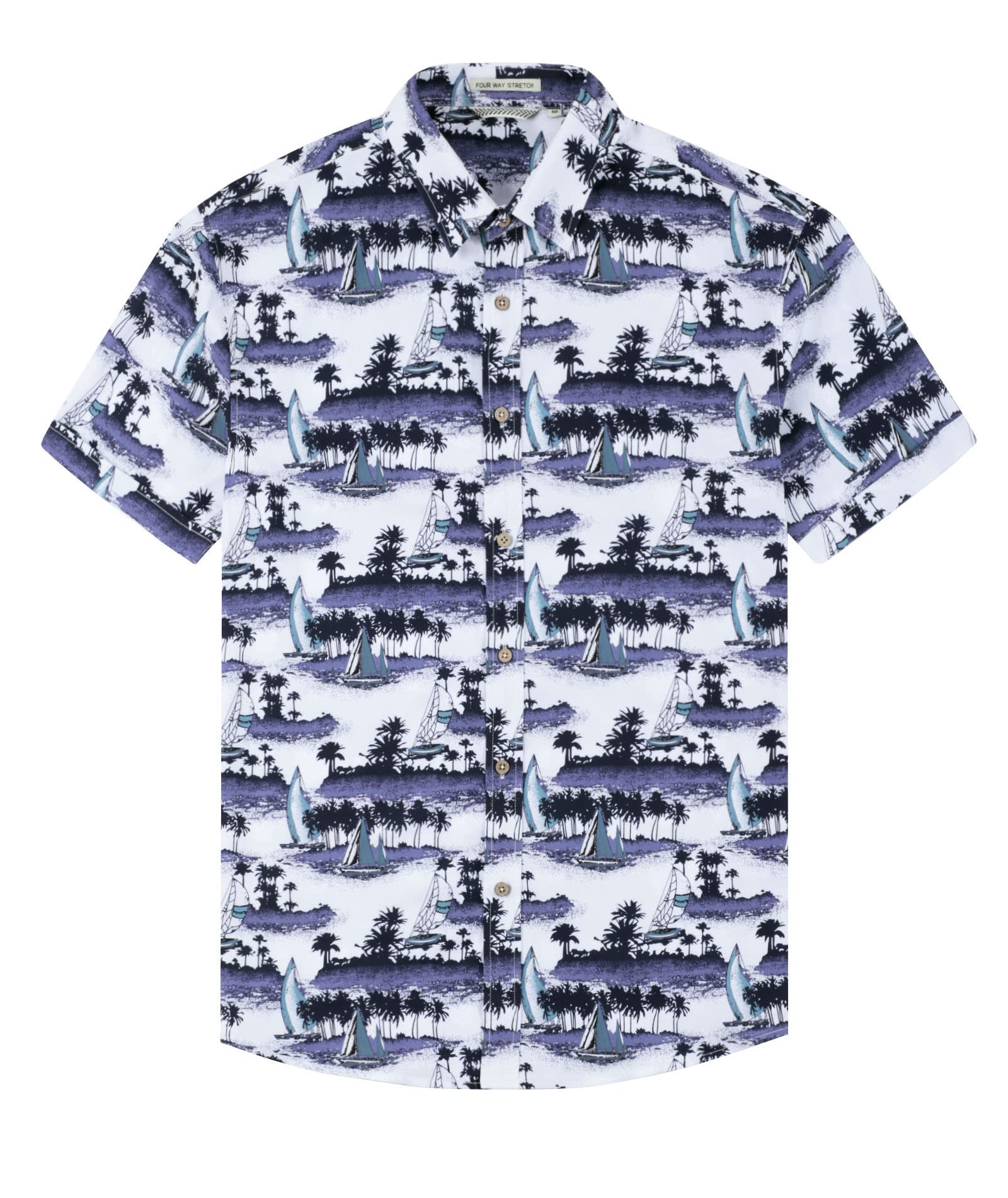 Hawaiian Shirts for Men - Short Sleeve Printed Summer Beach Shirts, Button Down Aloha Shirts for Vacation, Party & Tropical Outfits