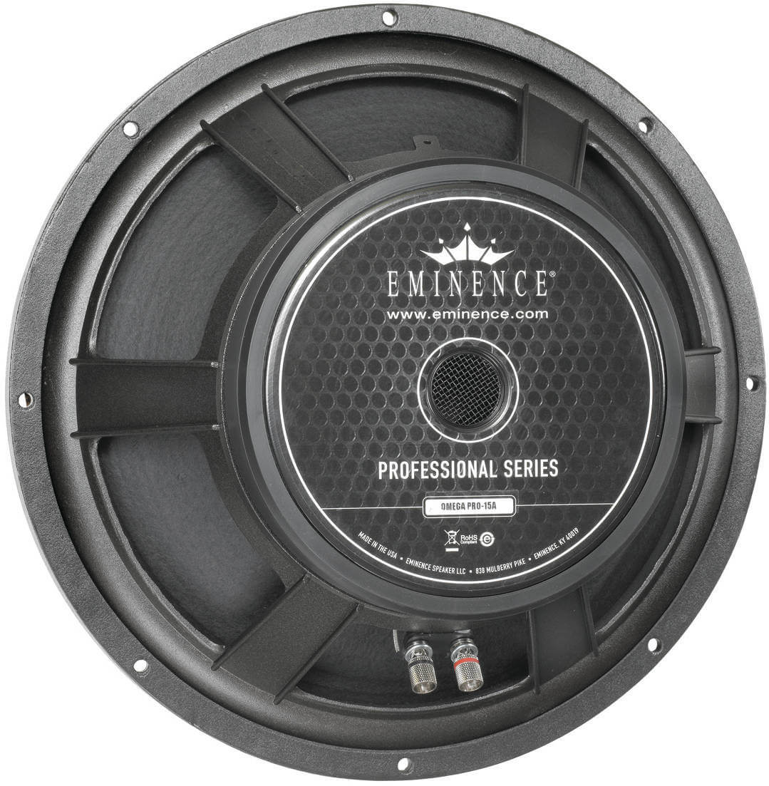 Eminence Omega Pro 15A 8 Ohm 800W Professional Woofer Speaker for Live Sound, DJ & Studio Audio Systems - High Power Bass Speaker for Concerts, Clubs & Home Theater