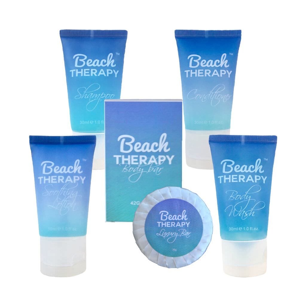 Beach Therapy Rental Ready Kit - 120 Pieces with 30ml Bottles - Free Shipping Included - Perfect for Spa, Massage, and Relaxation Therapy Businesses