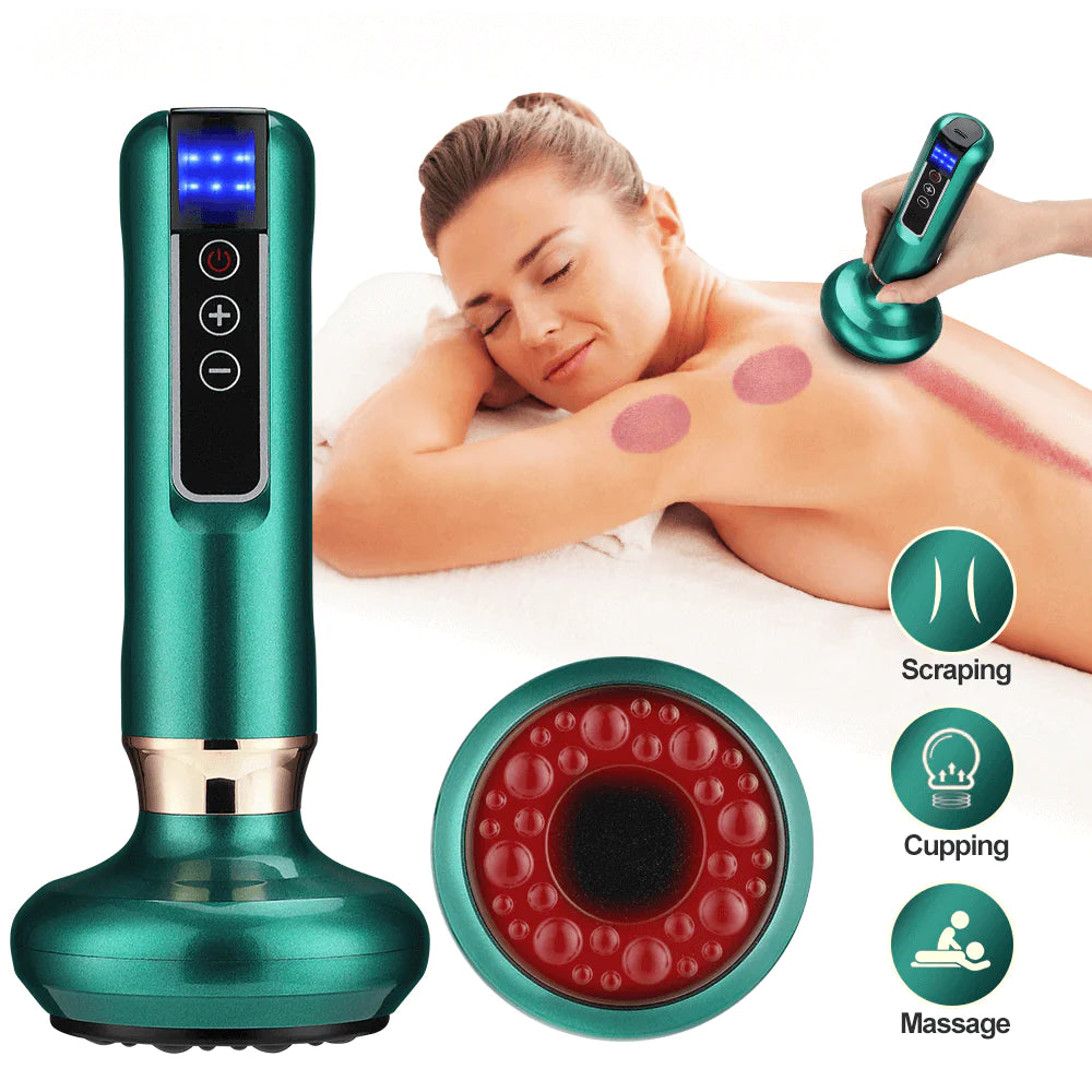 Professional Cupping Therapy Set for Pain Relief & Muscle Recovery - Home Use, Massage, Relaxation, and Detox - Includes Silicone Cups & Pump (6-Piece Kit)