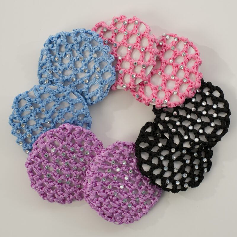 Elegant DS001 Crystal Bun Cover Hair Accessory for Women - Perfect for Weddings, Parties & Formal Events