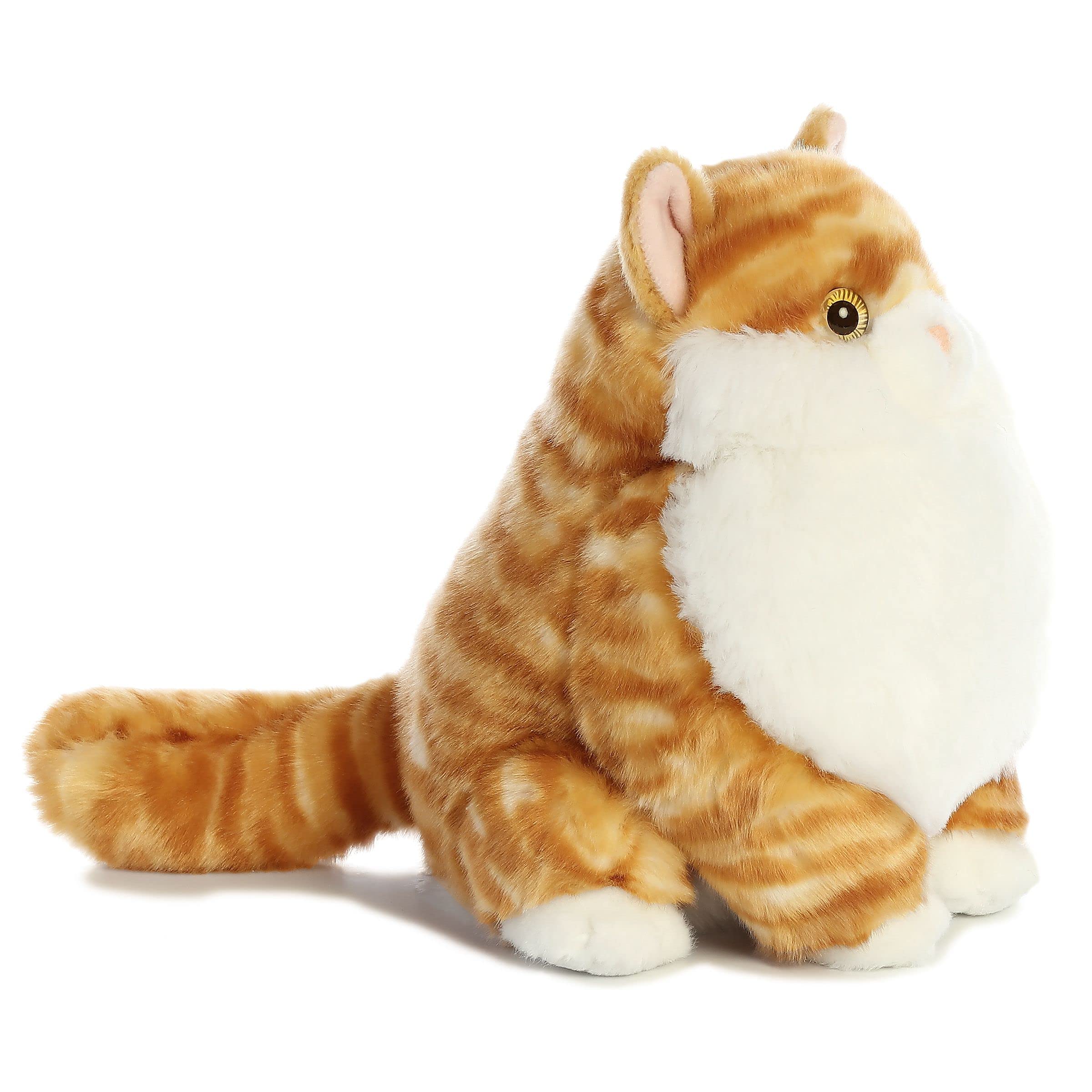 Premium Aurora Fat Cats 9.5 Butterball Tabby Plush Toy - Perfect for Cuddling, Gifts & Home Decor