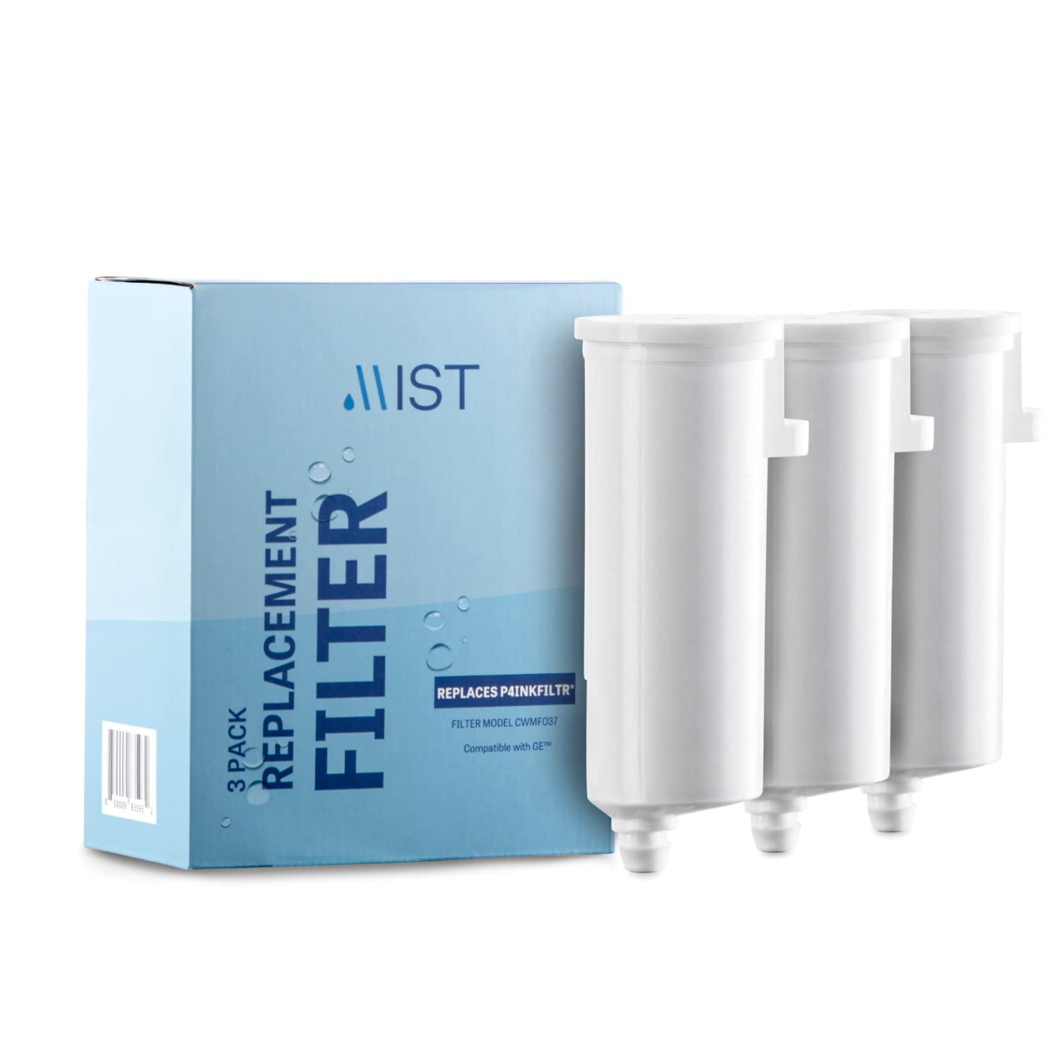 GE Opal Nugget Ice Maker Water Filter Replacement (3 Pack) - Compatible with P4INKFILTR & All GE Opal Models | Perfect for Home, Office, and Commercial Ice Machines