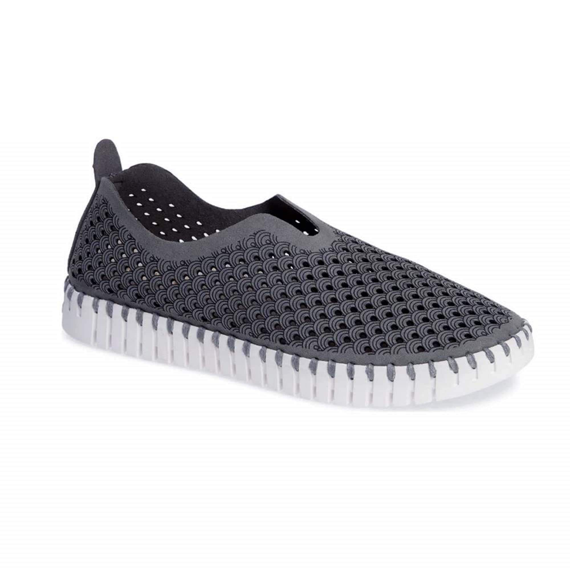 Ilse Jacobsen Women's Comfortable Sneakers & Athletic Shoes - Lightweight Casual Flats in Blue Grey for Walking, Travel & Everyday Wear