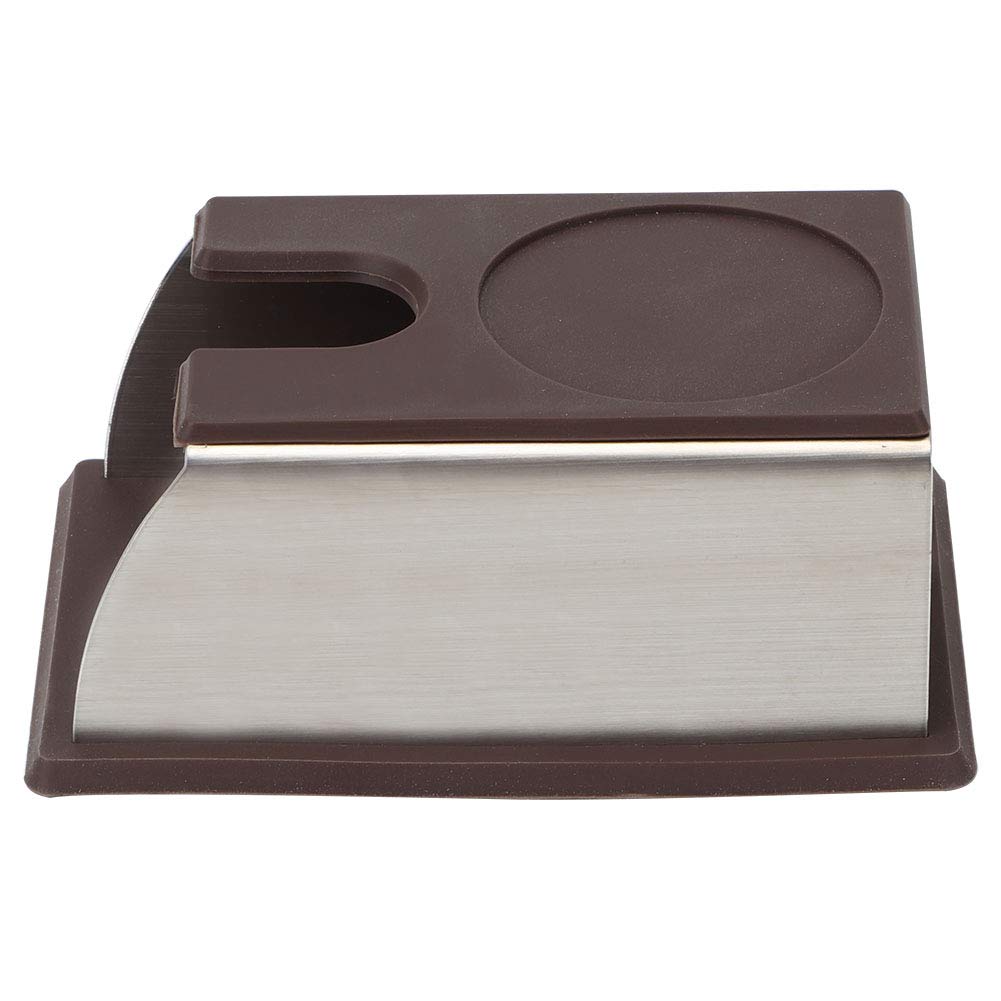 Premium Coffee Tamper Mat & Corner Tamping Stand - Barista-Grade Espresso Accessory for Home & Cafe Use - Perfect for Espresso Machines, Coffee Shops & DIY Baristas